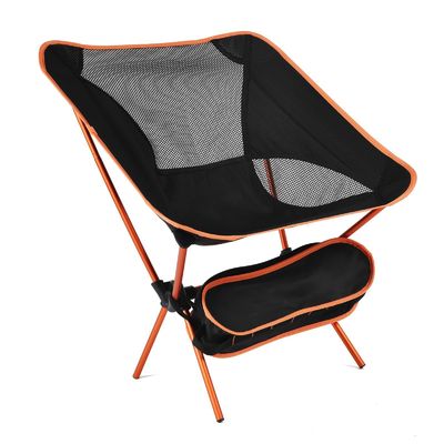 Personalizado y muestras de silla de playa plegable al aire libre silla de luna de aleación de aluminio portátil