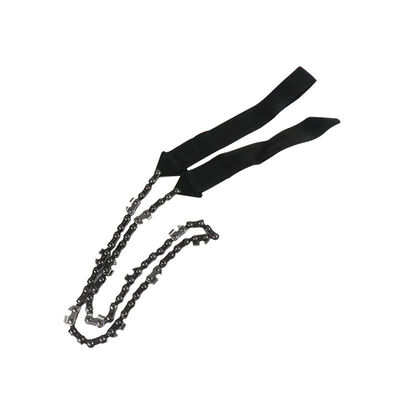 Portable de bolsillo de supervivencia de la cadena de la mano de la sierra para el jardín de campo al aire libre herramienta fácil de transportar