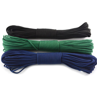 100FT 7 núcleos internos 550 libras Poliéster 4mm Paracord PB0056 personalizable para su mercado