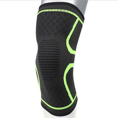 KSE556 Compresión de nylon rodilleras de rodilla soporte de rodilla brazalete de manga para mejorar el rendimiento