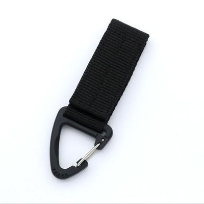 65x25mm Nylon Carabiner Táctico Cinturón de cordón de llavero Retorno de reembolsos dentro de los 30 días