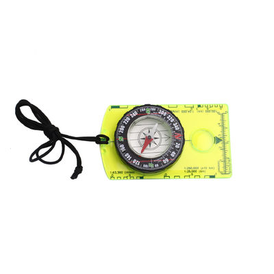 Mini brújula para exteriores con tipo de portador de mano y característica magnética digital