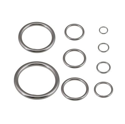 Acero inoxidable O anillo de metal 20mm 25mm 30mm utilizado para bolso de mano o collar de perro ZXD46 Beneficio