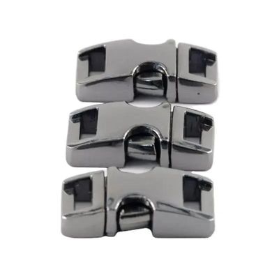 Solicitud personalizada 10 mm de aleación de zinc Paracord brazalete de hebilla con 0.018 kg de peso bruto
