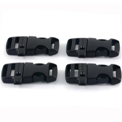 Personalización 20mm ajustable para emergencias Paracord de plástico de liberación lateral silbato correa
