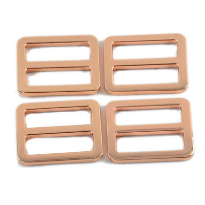 Zinc de aleación Tri Glide Slider 20mm 25mm Fijación de metal para el cuello cuadrado de mascotas personalización