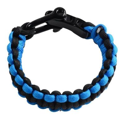 550 Paracord Brazalete de supervivencia pedido personalizado pulsera ajustable de cuerda de poliéster