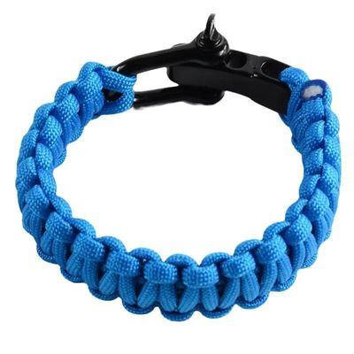 550 Paracord Brazalete de supervivencia pedido personalizado pulsera ajustable de cuerda de poliéster