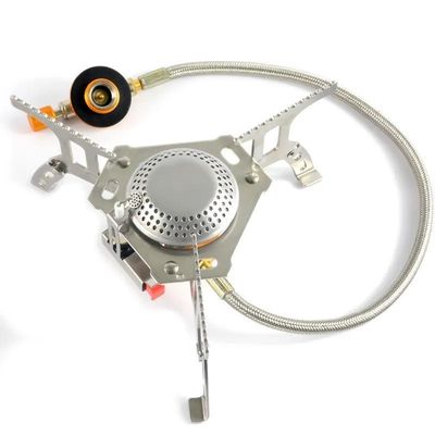Cocina de gas de estilo plegable portátil para picnic al aire libre con dispositivo de protección de alta presión