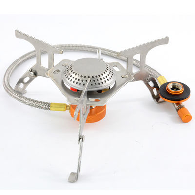 Cocina de gas de estilo plegable portátil para picnic al aire libre con dispositivo de protección de alta presión