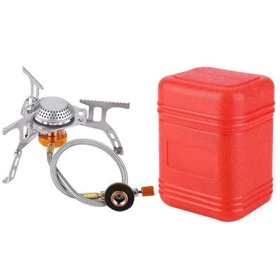 Cocina de gas de estilo plegable portátil para picnic al aire libre con dispositivo de protección de alta presión