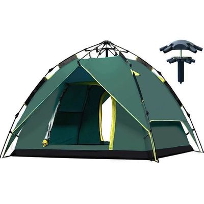 Tenda de campamento plegable portátil automática de 3-4 personas para exteriores impermeable personalizada