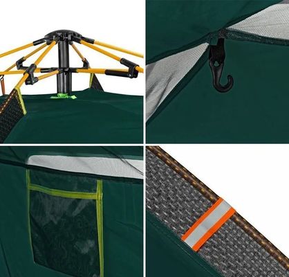 Tenda de campamento plegable portátil automática de 3-4 personas para exteriores impermeable personalizada