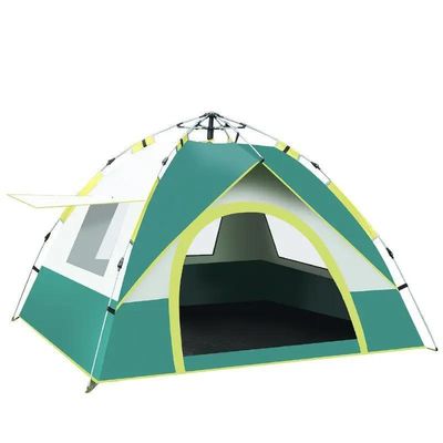 Tienda de campamento portátil y portátil, impermeable a una sola piel, para viajes al aire libre