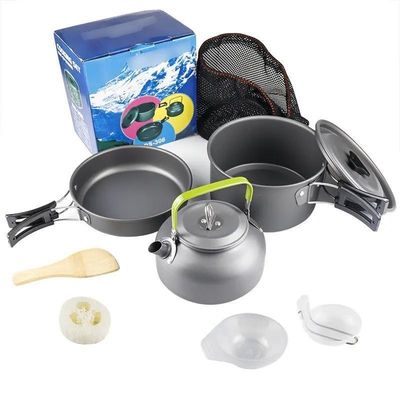 Kit de comedor de cocina de aluminio portátil de EE.UU.
