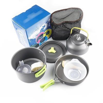 Kit de comedor de cocina de aluminio portátil de EE.UU.