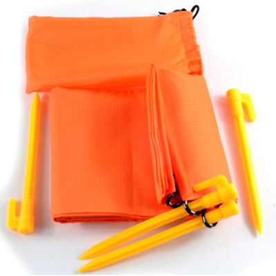 Cubierta de playa portátil ligera de Oxford de bolsillo impermeable para campamento y picnic