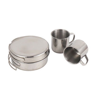 Conjunto de utensilios de cocina de acero inoxidable de estilo portátil para acampar al aire libre a US 6.5 / pieza