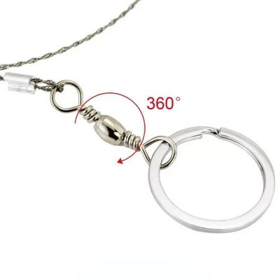 Personalización SW5689 Fuera de emergencia portátil de campamento de la sierra de mano de acero Mini alambre de la sierra
