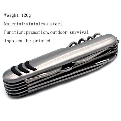 Cuchillo suizo de bolsillo plegable de acero inoxidable Cuchillo múltiple Pago completo Pago inicial