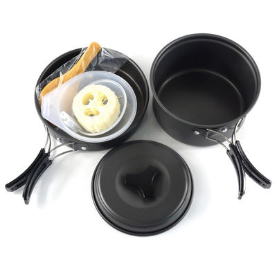 Set de utensilios de cocina de aluminio no adhesivo para el camping Cocina conveniente US 0.580kg