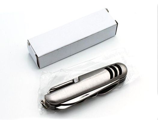 Cuchillo portátil Mini Multifunción Suizo de Acampada Cuchillo plegable de supervivencia 8.7X2.7cm US