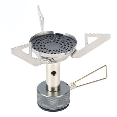 Estufas de cocina de gas para camping al aire libre Mini estufa de quemador con acabado revestido de energía