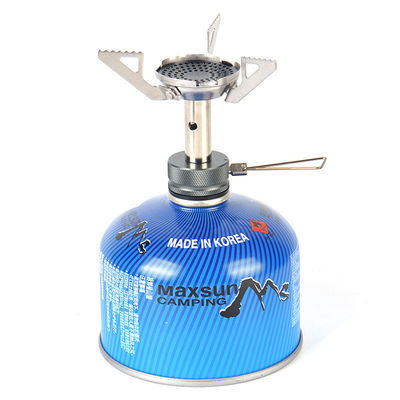 Estufas de cocina de gas para camping al aire libre Mini estufa de quemador con acabado revestido de energía