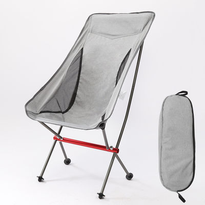 1.400kg paquete peso bruto de aleación de aluminio silla de campamento plegable para el ocio al aire libre