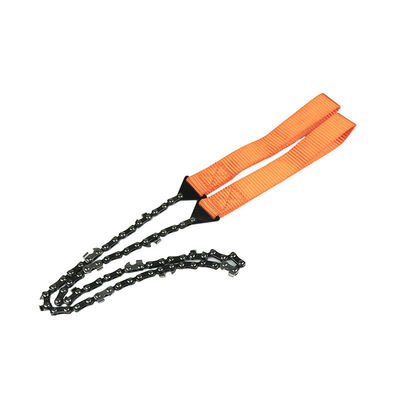 Portable de bolsillo de supervivencia de la cadena de la mano de la sierra para el jardín de campo al aire libre herramienta fácil de transportar