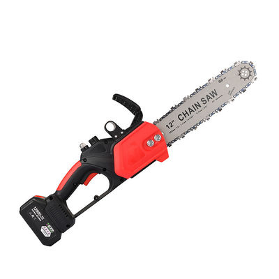 12 pulgadas de cordless Electric Chain Saw Máquina de corte de madera ligera y portátil