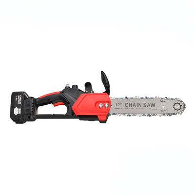 12 pulgadas de cordless Electric Chain Saw Máquina de corte de madera ligera y portátil