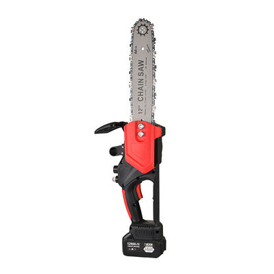 12 pulgadas de cordless Electric Chain Saw Máquina de corte de madera ligera y portátil