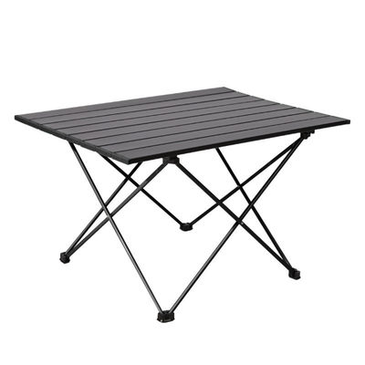 Mesa plegable portátil de aluminio de 41X41X56cm para acampar y aventuras al aire libre