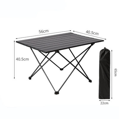 Mesa plegable ligera y portátil de aluminio para camping Mesa de picnic para camping al aire libre