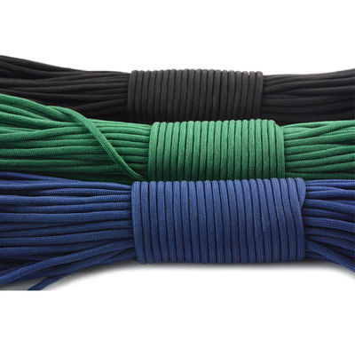 100FT 7 núcleos internos 550 libras Poliéster 4mm Paracord PB0056 personalizable para su mercado