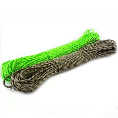 Tipo III 550 Paracord de poliéster de 4 mm con 7 hebras internas de 100 pies