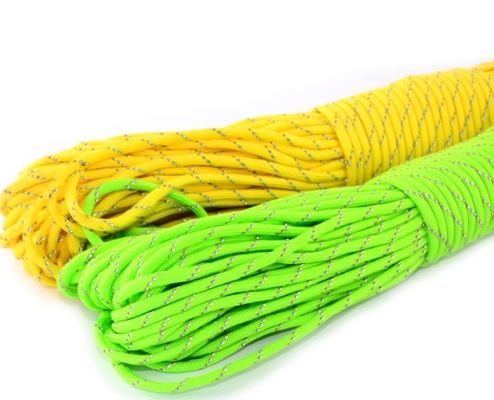 Tipo III 550 Paracord de poliéster de 4 mm con 7 hebras internas de 100 pies