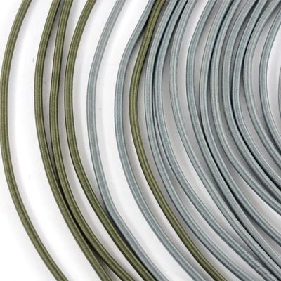 3 mm de diámetro cuerda de cordón de bungee elástico negro de alta resistencia para aplicaciones de trabajo pesado