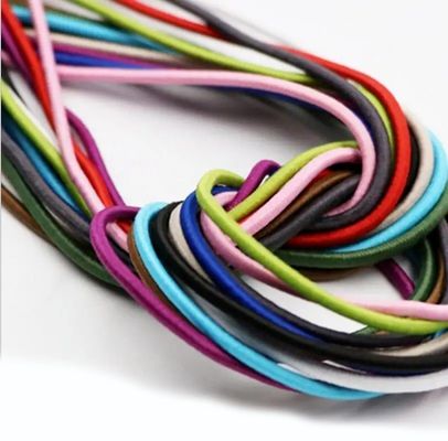 3 mm de diámetro cuerda de cordón de bungee elástico negro de alta resistencia para aplicaciones de trabajo pesado