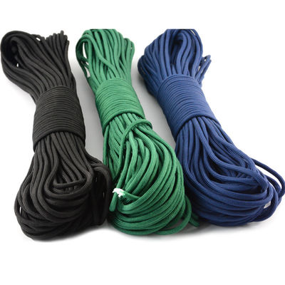 100FT 4mm 7 núcleos Cordón paracaídas Supervivencia Poliéster 550 Paracord cuerda y versátil