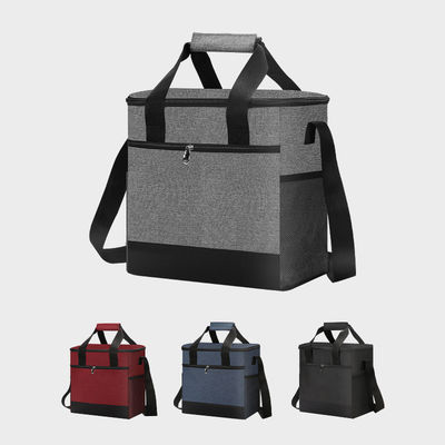 Bolsa de refrigeración de comida de picnic aislada para exteriores de Oxford 600d con pedido mínimo de 1 pieza