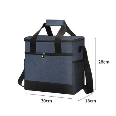 Bolsa de refrigeración de comida de picnic aislada para exteriores de Oxford 600d con pedido mínimo de 1 pieza