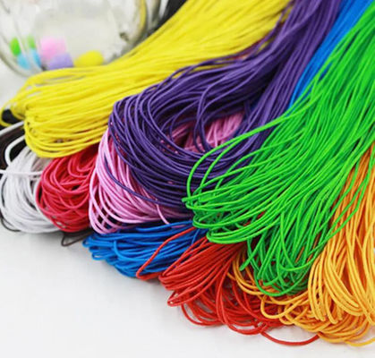 Cordón de choque de bungee elástico de alta resistencia de 4 mm 5 mm cuerda de bungee negra duradera y flexible