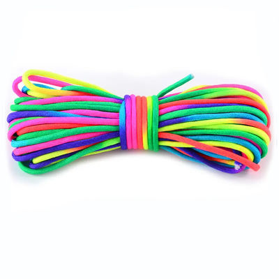 Rainbow 550 Paracord 4mm 7 núcleos internos de poliéster Cordón de paracaídas