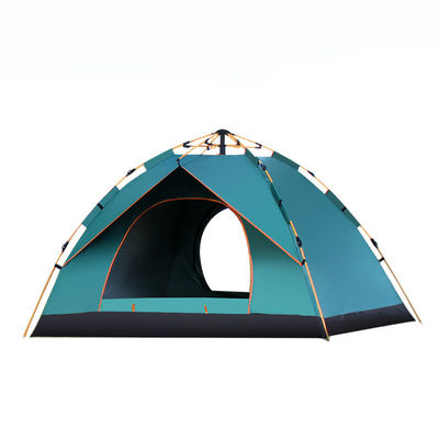 Petición personalizada al aire libre portátil automática impermeable tienda de campamento estilo 2 puertas