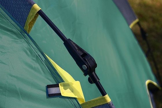 Petición personalizada al aire libre portátil automática impermeable tienda de campamento estilo 2 puertas