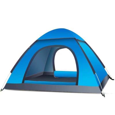 Tienda de campamento de playa portátil e impermeable verde con opción de personalización