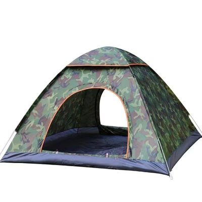 Tienda de campamento de playa portátil e impermeable verde con opción de personalización
