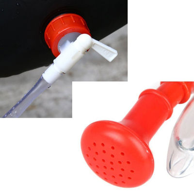 Ducha solar de PVC impermeable personalizada para camping Diseño portátil e impermeable